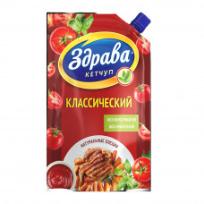 Кетчуп Здрава Классический 350г Кетчуп Здрава Классический 350г