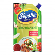 Кетчуп Здрава Краснодарский 350г Кетчуп Здрава Краснодарский 350г