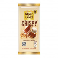 Шоколад Alpen Gold Crispy Молочный Вафля Пломбир 85г