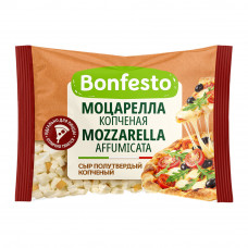 Сыр Bonfesto Моцарелла Копченая Кубики 40% 140г