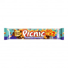 ШОКОЛАДНЫЙ БАТОНЧИК PICNIC BIG СОЛЕНАЯ КАРАМЕЛЬ 76г ШОКОЛАДНЫЙ БАТОНЧИК PICNIC BIG СОЛЕНАЯ КАРАМЕЛЬ 76г
