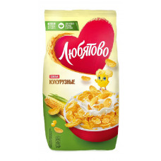 Готовые завтраки Любятово хлопья кукурузные 300 гр Келлогг Рус