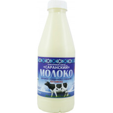 Молоко Сгущенное Саранский Кз Цельное с Сахаром Гост 8,5% 1л пэт