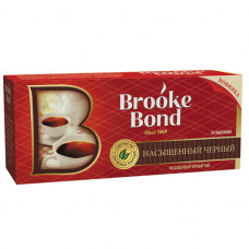 Чай Brooke Bond насыщенный черный 25пак с ярлыком Юнилевер Русь