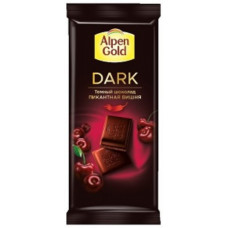 Шоколад Альпен Гольд темный с вишневыми кусочками со вкусом перца чили 22*80 гр Мон`дэлис