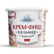 Паста Европром из Морепродуктов Крем-фиш Кальмар-креветка 150 гр пл/б