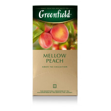 Чай Гринфилд Mellow Peach Зеленый 25пак Орими Трэйд