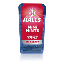 Конфеты Halls Mini Mints без сахара со вкусом арбуза 12x12x12,5гр Мон`дэлис