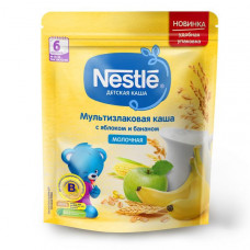 Каша Nestle мультизлаковая молочная яблоко банан 220 гр