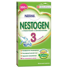 Смесь Nestogen 3 сухой быстрорастворимый молочный напиток детское молочко с 12 месяцев 300 гр Nestle