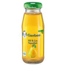 Сок Gerber фруктовый со вкусом груши без сахара осветленный 175 мл Nestle