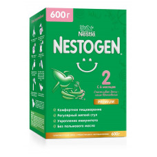 Смесь Nestogen 2 сухая адаптированная молочная с пробиотиками и лактобактериями  600 гр Nestle