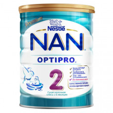 Смесь Nan 2 молочная гипоалергенная  800 гр железная банка Nestle