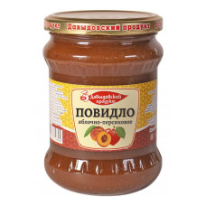 Повидло Давыдовский продукт яблочно-персиковое 570 гр ст/б