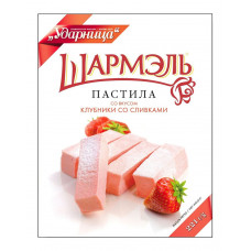 Пастила Шармель со вкусом клубники со сливками 221 гр Ударница