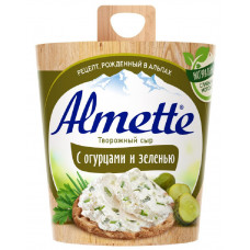 Сыр Творожный Альметте с Огурцом 150гр 60,0% Хохланд