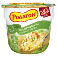 Пюре Роллтон картофельное б/п с куриным вкусом 40 гр