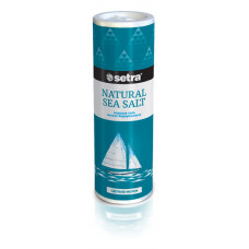 Соль SETRA пищевая морская  мелкая йодированная солонка  250 гр  Медитеран