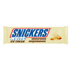 Мороженое Snickers White Батончик 24*41 гр Mars