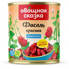 Фасоль Овощная сказка красная в собственном соку ж/б 310 гр Промконсервы