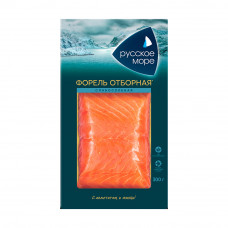 Форель Отборная Русское Море Слабосоленая Филе Кусок 300г