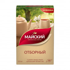 Чай Черный Майский Отборный Крупнолистовой 100г