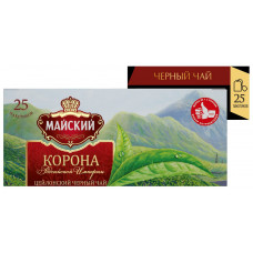 Чай Корона Российкой Империи Черный 25пак Майский