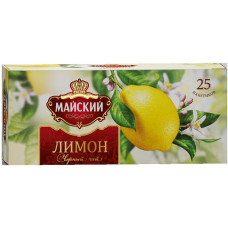 Чай Майский с Лимоном Черный 25пак
