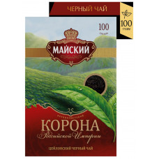 Чай Корона Российкой Империи Черный 100 гр Майский