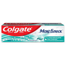 Паста зубная Colgate макс блеск с отбеливающими пластинками 100 мл Колгейт-палмолив