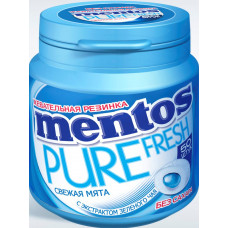 Жевательная резинка Ментос Pure Fresh свежая мята 100 гр Перфетти Ван Мелле
