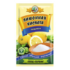Приправа  Спец-сервис лимонная кислота цветная упаковка  20 гр