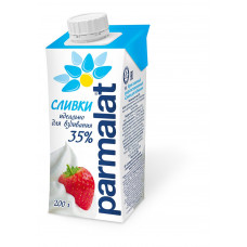 Сливки Parmalat стерилизованные 35% 200 гр