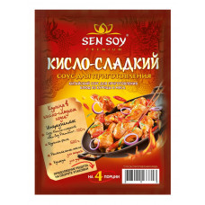 Соус Sen Soy для Приготовления Кисло-сладкий 120 гр Пакет