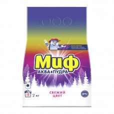 Стиральный Порошок Миф Автомат Свежий Цвет 2кг