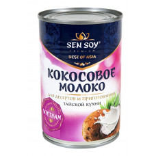 Молоко Sen Soy кокосовое 400 гр ж/б