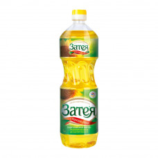 Масло Подсолнечное Затея Рафинированное 1л Масло Подсолнечное Затея Рафинированное 1л