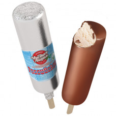Мороженое Чистая Линия Эскимо Российское с Молочным Шоколадом 80 гр Пергамент Классик М