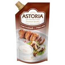 Соус Astoria сметана грибы 42% 233 гр дойпак НМЖК