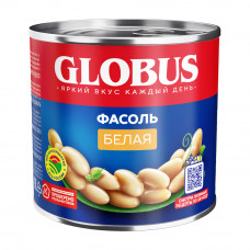 Фасоль Белая Globus 425мл ж/б