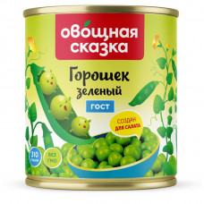 Горошек Зеленый Овощная Сказка Гост 310 гр ж/б