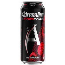 Напиток энергетический  Adrenaline Rush Джуси  Ягодная энергия безалкогольный тонизирующий 0,449л ж/б Пепсико