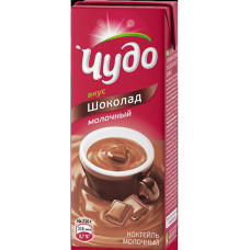 Коктейль молочный Чудо Шоколад 200гр 3,0% TBA ВБД