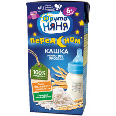 Кашка Фруто Няня молочно-рисовая для питания детей раннего возраста 200мл тетра пак