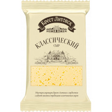 Сыр Фасованный Брест-литовск Классический 45% 200гр Савушкин Продукт
