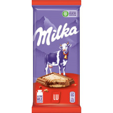 Шоколад Милка Молочный с Печеньем Lu 18*87 гр Мон`дэлис