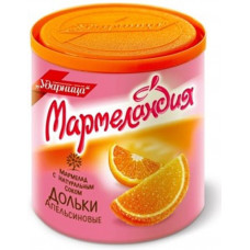Мармелад Мармеландия Апельсиновые Дольки 250 гр Ударница