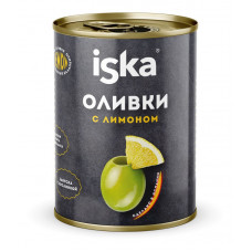 Оливки Iska с Лимоном 300 мл ж/б