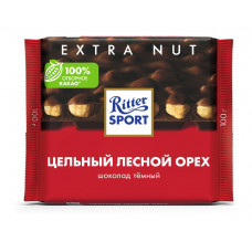 Шоколад Ritter Sport Темный Цельный Лесной Орех 100г