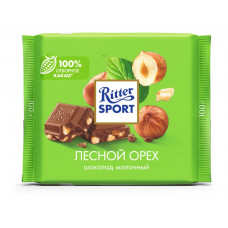 Шоколад Молочный Ritter Sport Лесной Орех 100г